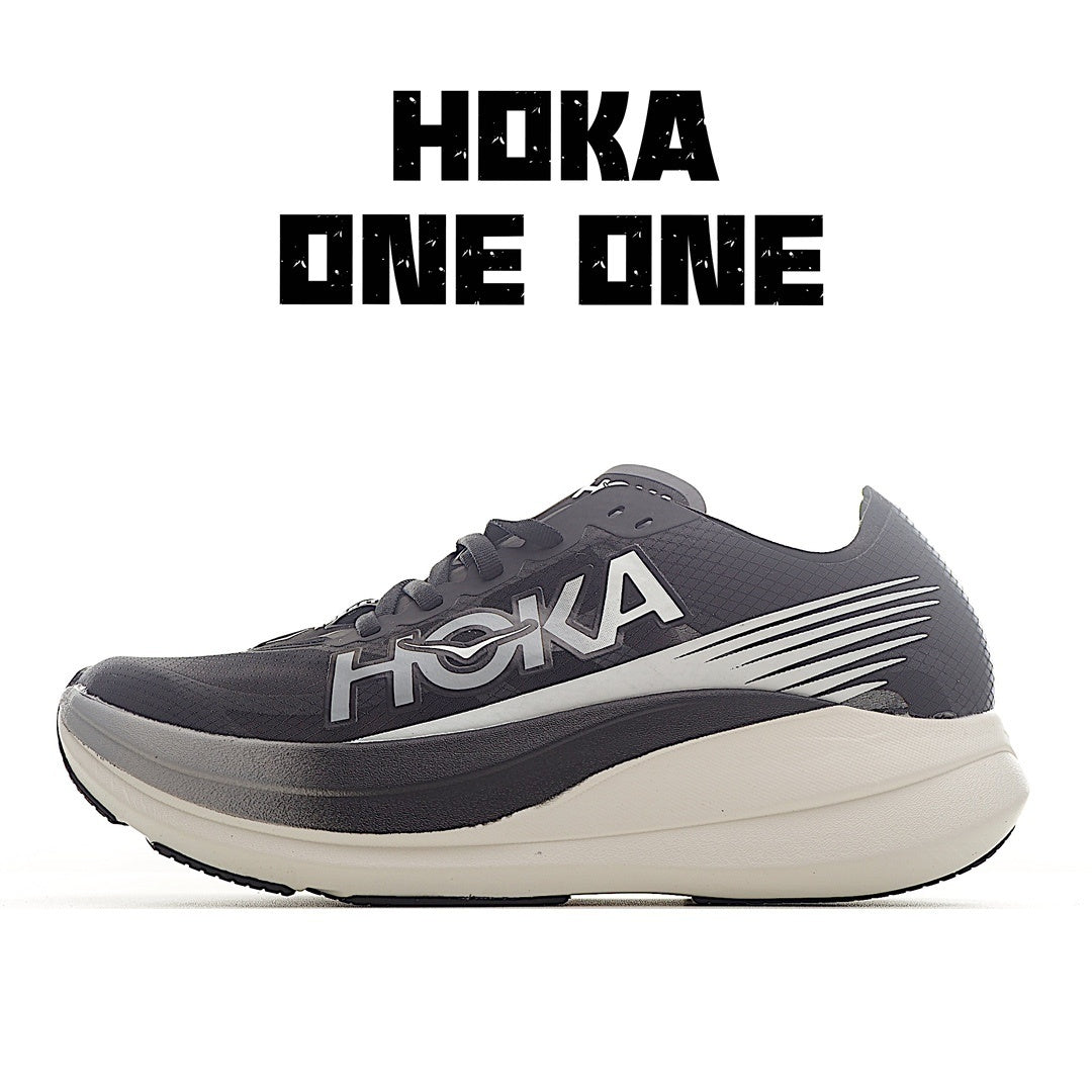 Hoka Sky Flow Black White
