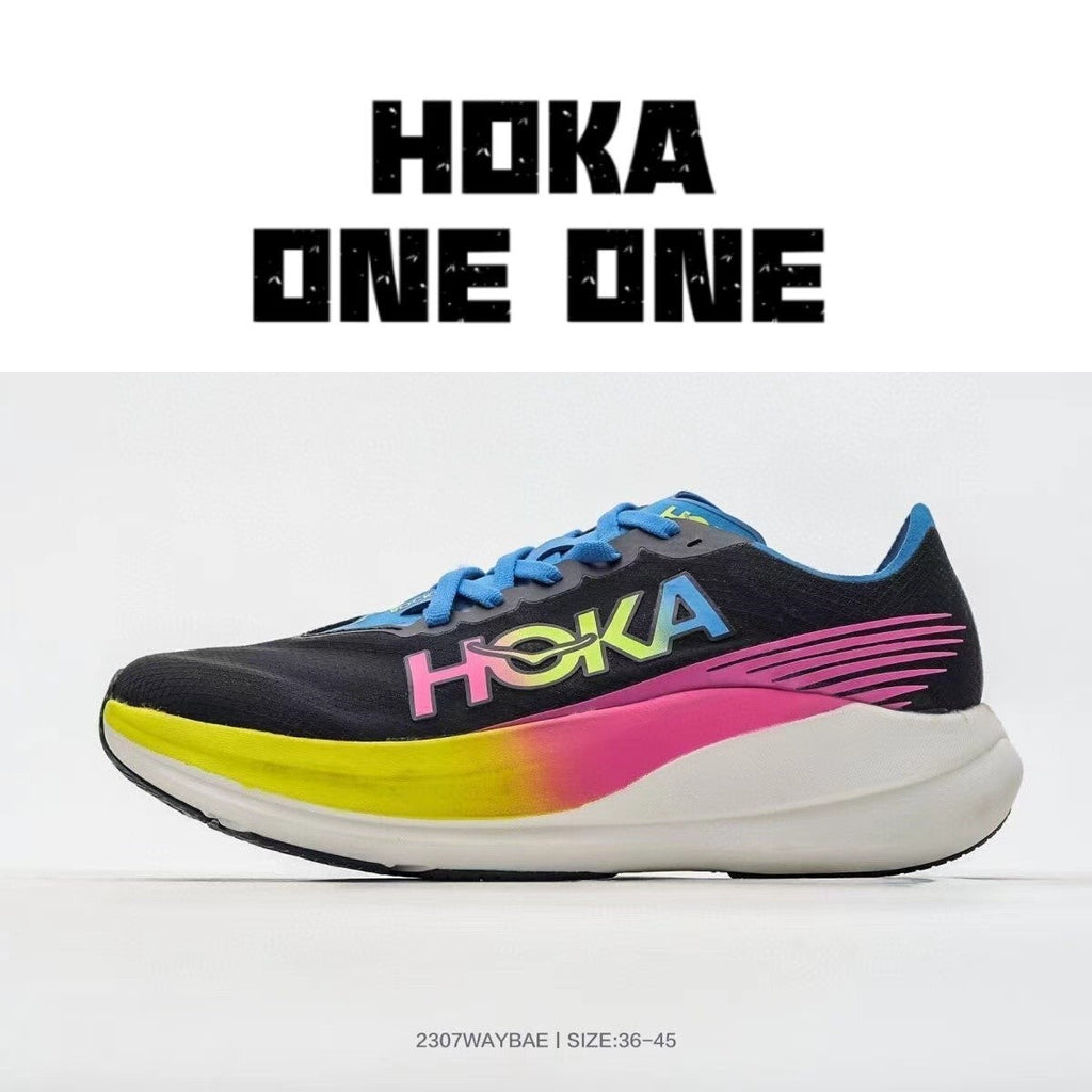 Hoka Rocket X2 black red